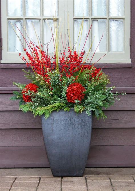 863 Best Winter Containers Images On Pinterest Christmas
