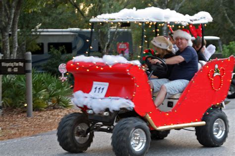 Beloved Bride: Campers with their Golf Carts