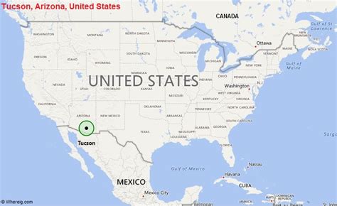 Where Is Tucson Az Where Is Tucson Located In The Us Map