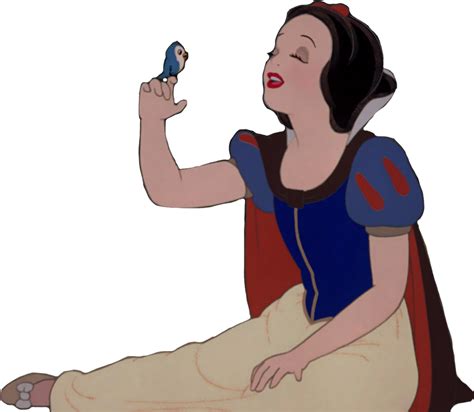 Princess Snow White Holding A Bird Vector By Homersimpson1983 On Deviantart