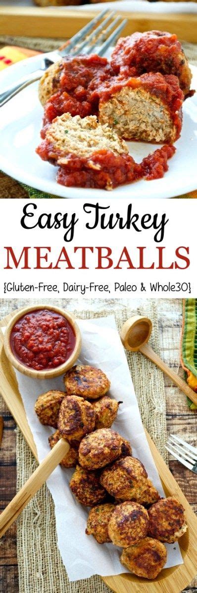These turkey meatballs embrace the mrs difillippo's original family recipe. Easy Turkey Meatballs (Whole30) | Recipe | Easy turkey ...