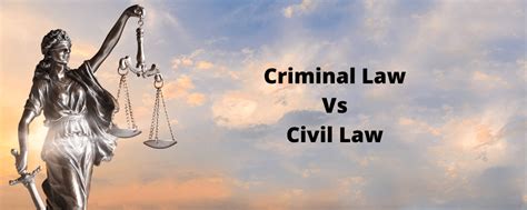 What Is The Difference Between Civil And Criminal Law One Education