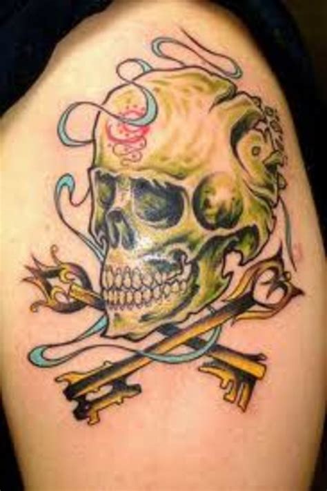 Skull Crossbone Tattoos And Meanings Skull Crossbone Tattoo Ideas And