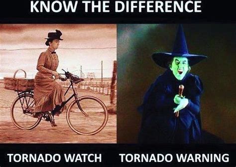 When it comes to tornadoes, the difference between a watch and a warning could mean your life. Pin on Land of OZ