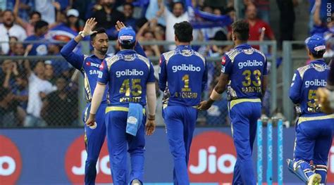 ipl 2018 mi vs kkr mumbai indians beat kolkata knight riders by 13 runs at wankhede stadium