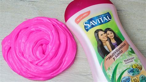 Hacer Slime Con Shampoo Savital Probando Recetas Funciona Nini