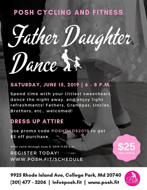Jun 15 Father Daughter Dance At Posh College Park Md Patch