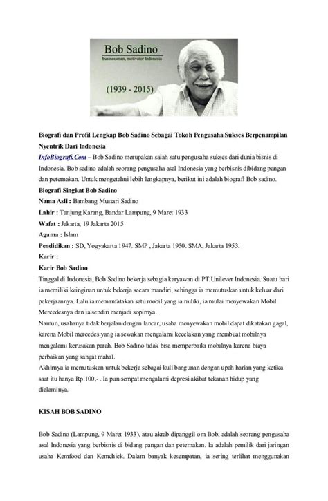 Biografi Tokoh Inspiratif Di Indonesia