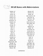 Now your kids can learn abbreviations for all 50 states! #free # ...
