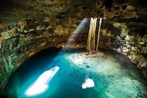 The Yucatán Peninsula In Mexico Is Riddled With Some 2000 Cenotes