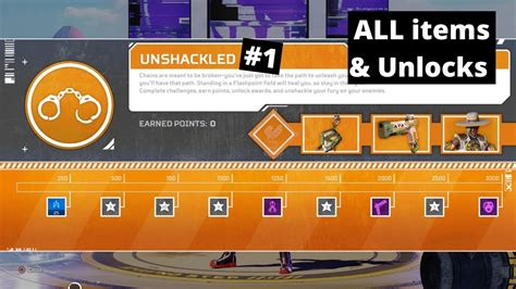 Apex Legends Unshackled Prize Tracker All Items And Unlocks Week 1
