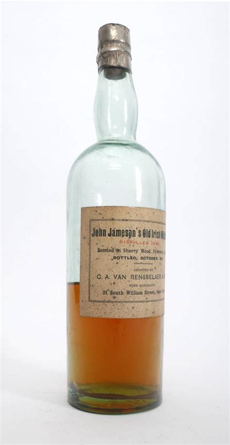 1883 John Jamesons Old Irish Whiskey One Bottle At Whytes Auctions