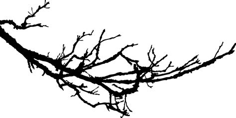 Gnarly Branch Silhouette Wall Sticker Large Tree Sticker Wall