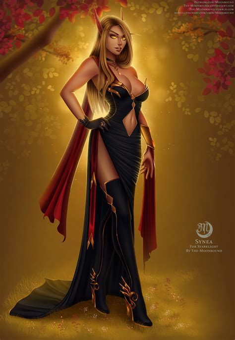 C Synea By The Moonbound On Deviantart Fantasy Art Women Warcraft