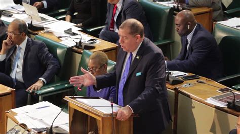 2018 2019 jamaica budget debate opening presentation hon audley shaw youtube