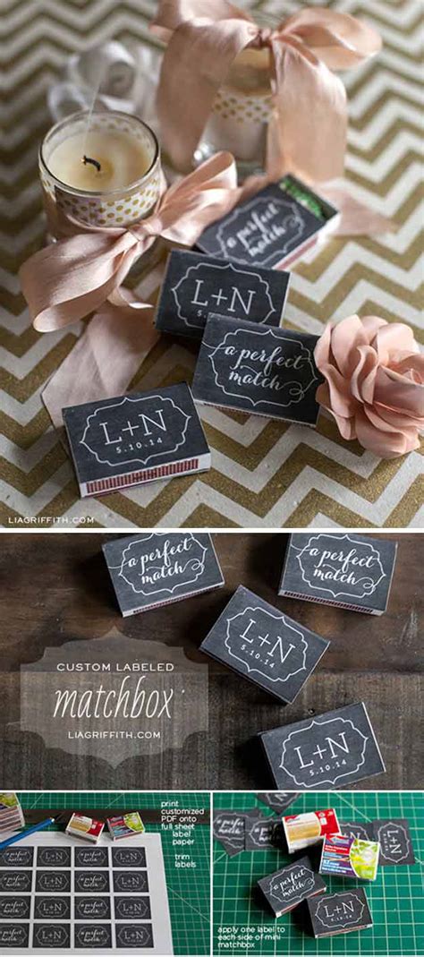 Well, i am sharing with you the list of 51 personalized (diy) gift ideas for wedding couples. 24 DIY Wedding Favor Ideas | Do it yourself ideas and projects