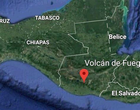 Erupci N Del Volc N De Fuego De Guatemala No Afect A Chiapas