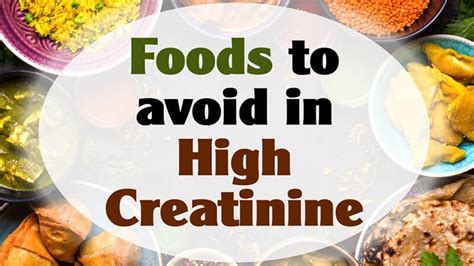 If you are taking an maoi, there are certain foods that you will need to limit or completely avoid to prevent your blood pressure from getting dangerously. What food should be avoided if creatinine is high - Tahitiresa