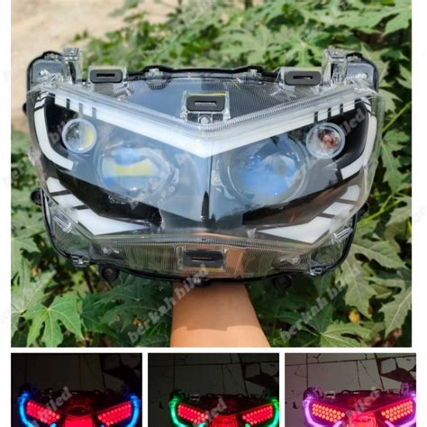 Jual BERKAH HEADLAMP NMAX ALL NEW 2020 ISI PROJIE BILED AES WST