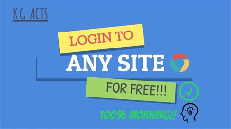 How To Log Into Any Website Without Creating An Account And Free Youtube