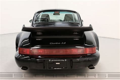 1994 Porsche 964 36 Turbo Blackblackred 11277 Miles Sloan Motor Cars