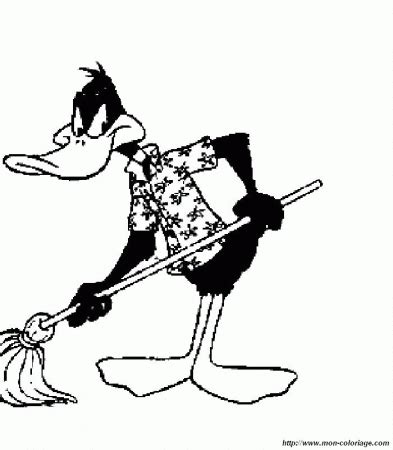 Baby Daffy Duck Coloring Page Printable Coloring Sheet Coloring