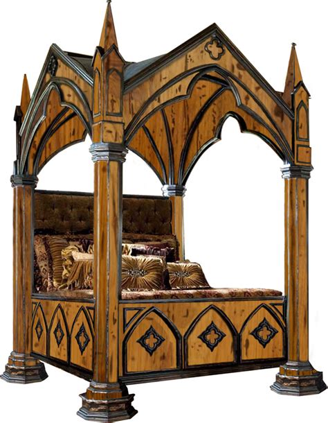 Gothic Canopy Bed Gothic Poster Bed Castle Beds Luxury Beds