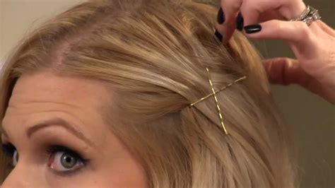 How To Bobby Pin Your Hair Youtube