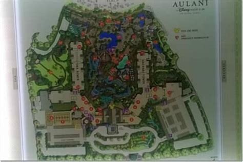 Map Of Grounds Picture Of Aulani A Disney Resort And Spa