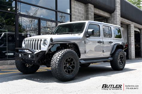 Jeep Wrangler With 18in Black Rhino Overland Wheels Exclusively From