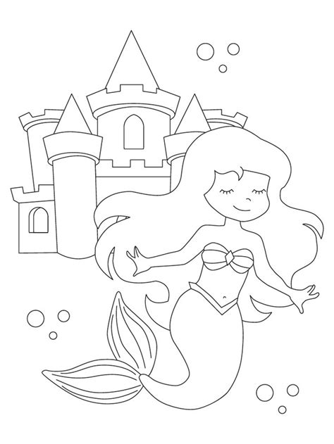 Kids will love drawing and coloring the mermaid coloring pages. Printable Fall Coloring Pages | Mermaid coloring book ...
