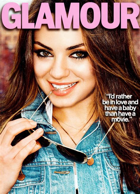 Mila Kunis Glamour Magazine 2012