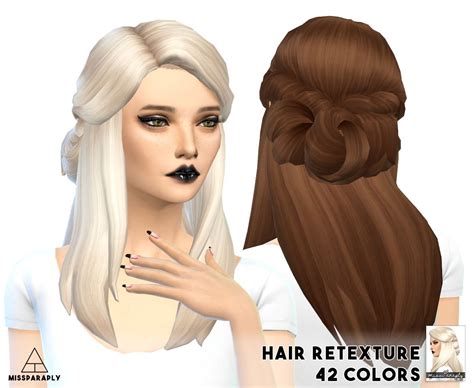 Lana Cc Finds Missparaply Hair Retexture Lumialoversims Sims
