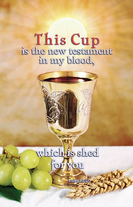 Communion Bulletin Sold In Units Of 100 1640 Only 5 Units Left