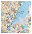Large detailed tourist map of central part of Kiel city | Kiel ...
