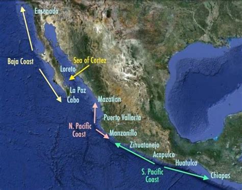 Mexico Destinations Pacific Mexico Cruising Ports And Anchorages