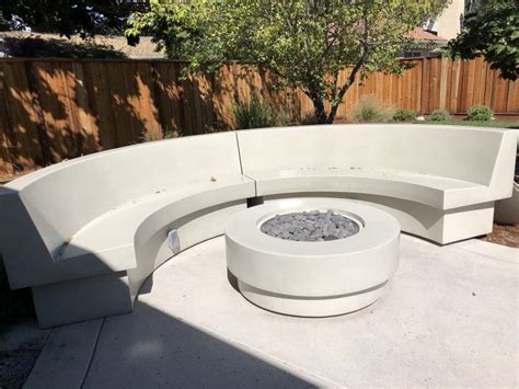 Concrete Gfrc Fire Pits Sunset Mark Concrete