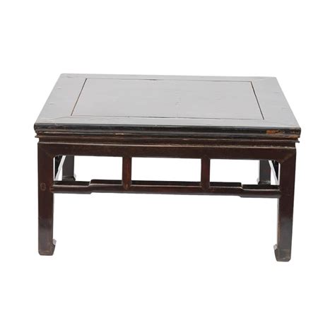 19th Century Chinese Ming Style Coffee Table With Original Lacquer At