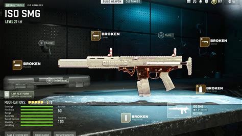 The New Iso Smg In Warzone 2 😳 Broken Youtube