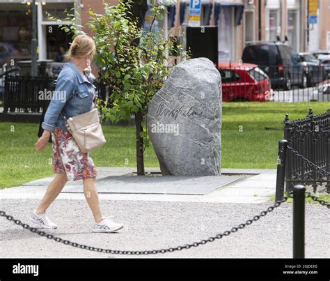 Stockholm 20200608 Prime Minister Olof Palmes Tombstone At Adolf