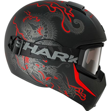 Shark Vancore Ryu Motorcycle Helmet Full Face Goggles Street Urban