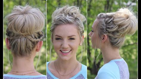 No matter wherever you go, you need to have a proper hairdo that goes with the entire look of yourself. Waterfall Bun | Updo | Cute Girls Hairstyles - YouTube