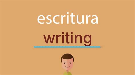 Cómo Se Dice Escritura En Inglés Youtube