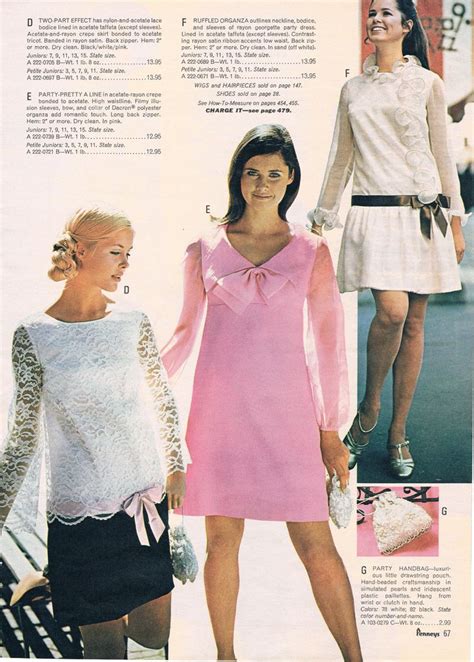 Penneys Catalog 60s Retro Fashion Vintage Sixties Fashion 60s And