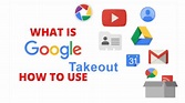 What is Google Takeout || How to use Google Takeout - YouTube