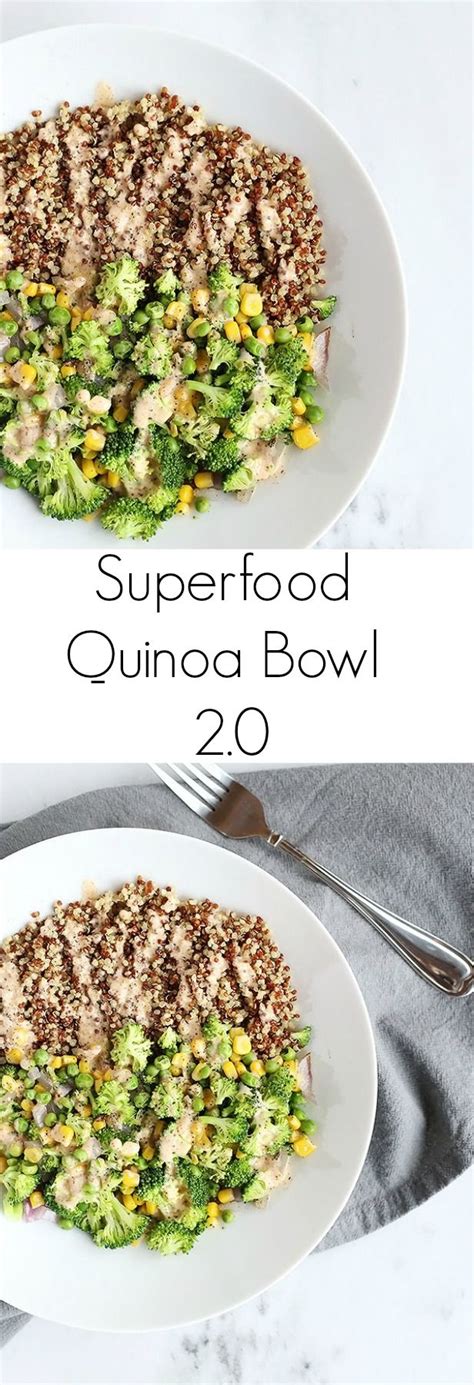 Whenever i make quinoa or hummus i always prepare double (and sometimes triple) of what i need so i can whip up something like this veggie bowl later in the week for lunch or a light dinner. Superfood Quinoa Bowl 2.0 | Recipe | Quinoa, Gluten free ...