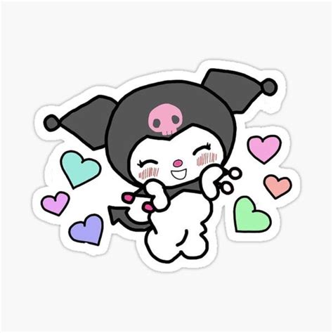 Pegatinas Kuromi Cat Stickers Cute Stickers Melody Hello Kitty