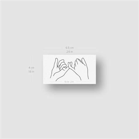 pinky promise temporary tattoo set of 3 in 2022 pinky promise tattoo promise tattoo