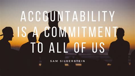 The Accountability Leader Has A Commitment To All Of Us Youtube