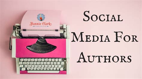 Social Media For Authors Youtube